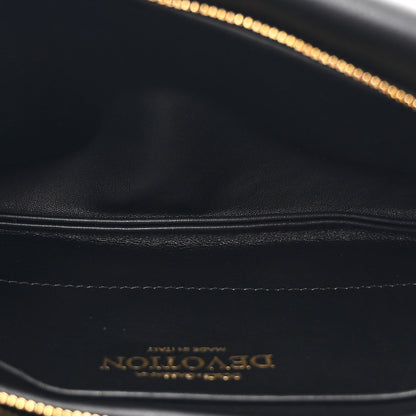 Dolce & Gabbana DOLCE GABBANA Calfskin Devotion Clutch Black 5 of 9