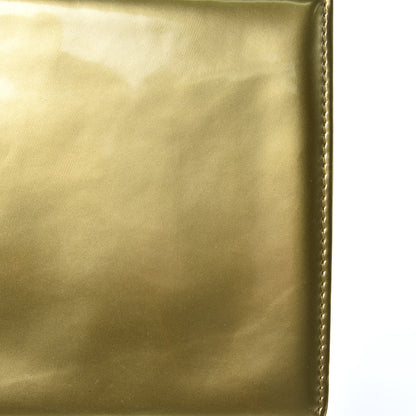 Chanel Metallic Patent Calfskin Quilted Medium Boy Flap Gold 18 of 18