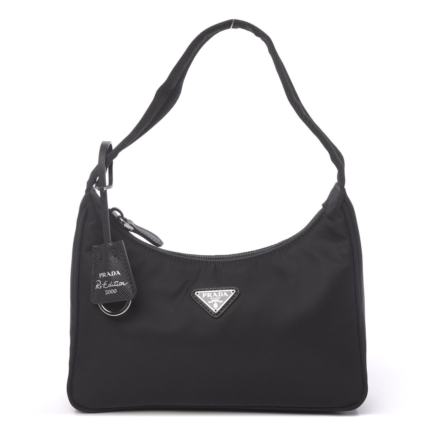Prada Tessuto Nylon Mini Re-Edition 2000 Bag Black 1 of 10