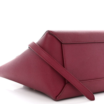 Celine Grained Calfskin Micro Belt Bag Plum 9 of 10
