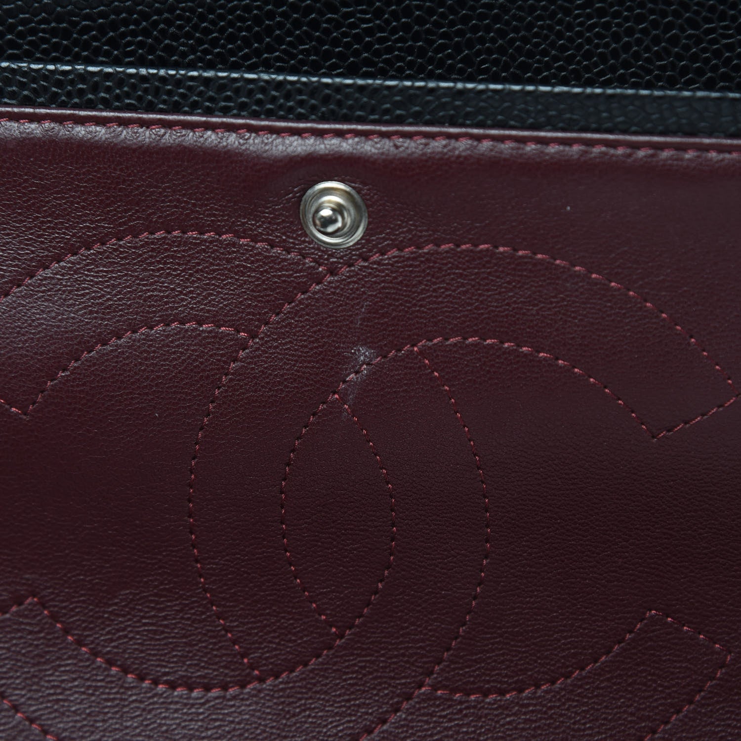 Chanel Caviar Quilted Jumbo Double Flap Black 11 of 16