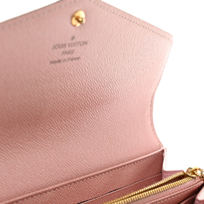 Louis Vuitton Monogram Sarah Wallet NM Rose Ballerine 15 of 16
