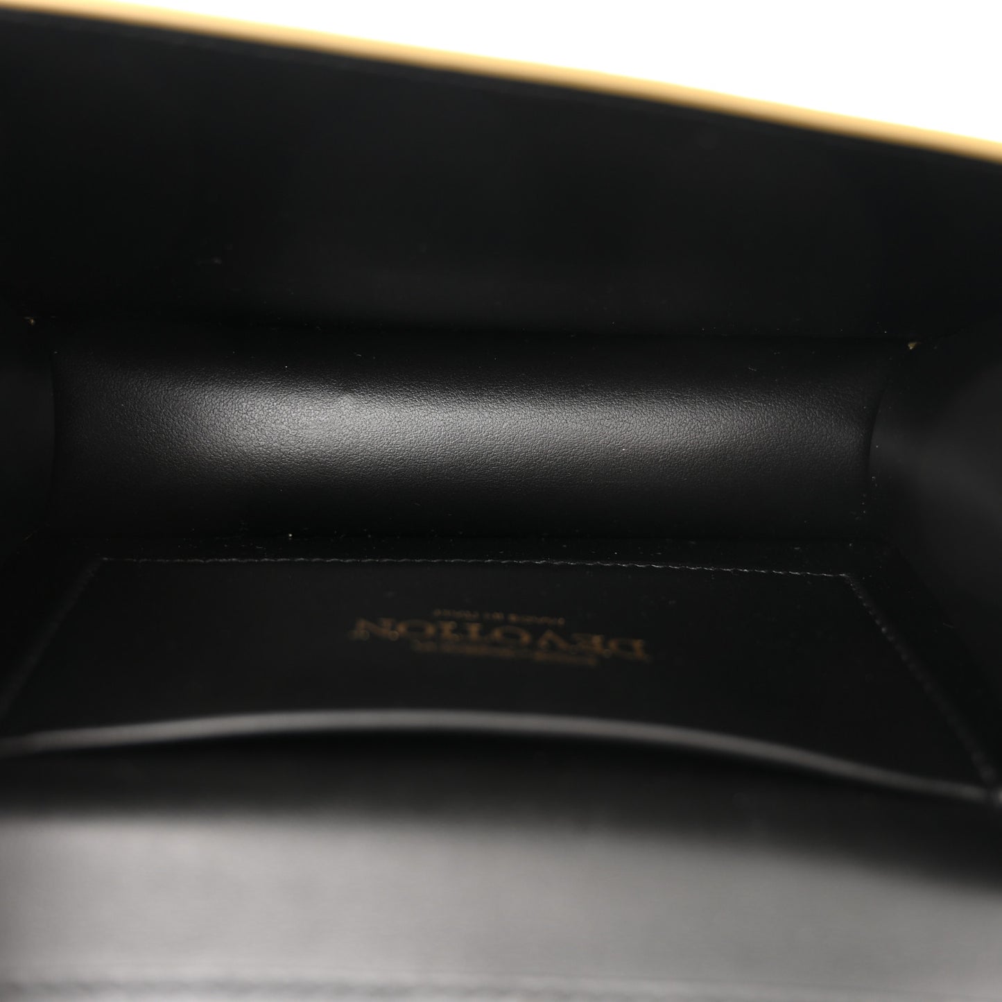 Metallic Calfskin Crocodile Embossed Devotion Envelope Top Handle Bag Gold