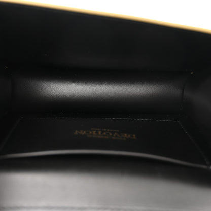 Dolce & Gabbana Metallic Calfskin Crocodile Embossed Devotion Envelope Top Handle Bag Gold 5 of 10