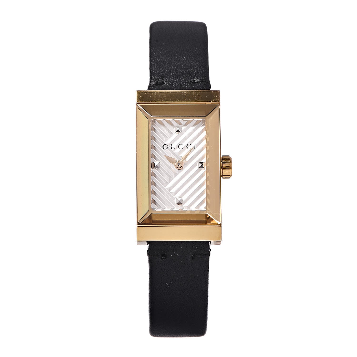 Gucci Stainless Steel Calfskin 14mm G-Frame Quartz Watch 1 of 10