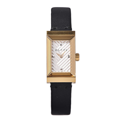Gucci Stainless Steel Calfskin 14mm G-Frame Quartz Watch 1 of 10