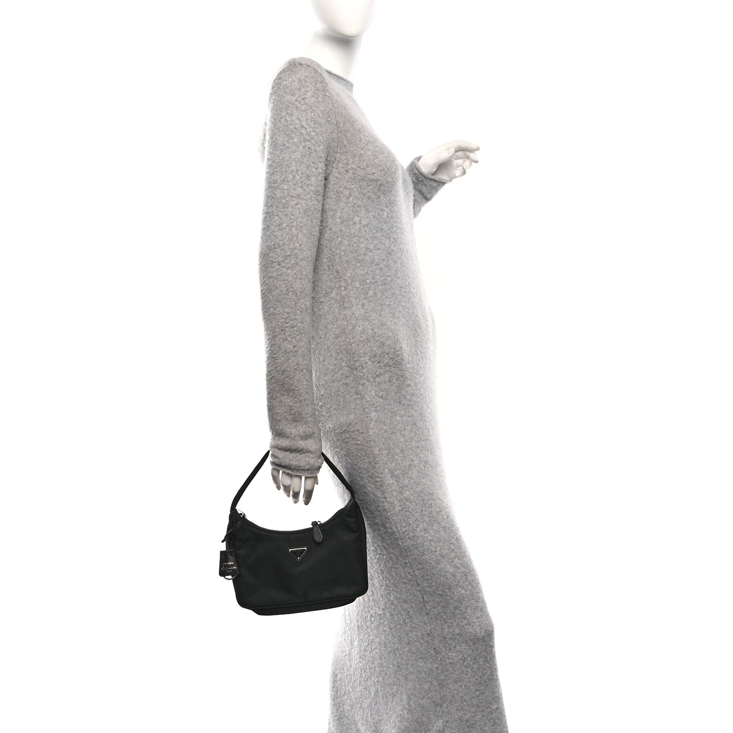 Tessuto Nylon Mini Re-Edition 2000 Bag Black