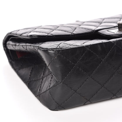 Chanel Aged Calfskin Quilted 2.55 Reissue 225 Flap Black 9 of 12