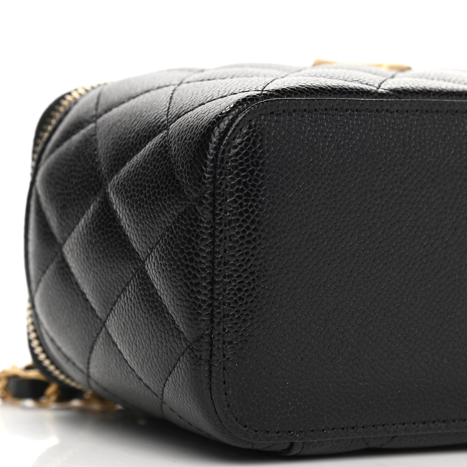 Chanel Shiny Caviar Quilted Pick Me Up Vanity Case Black 10 of 12