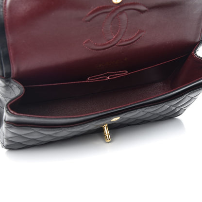 Chanel Lambskin Quilted Medium Double Flap Black 6 of 15