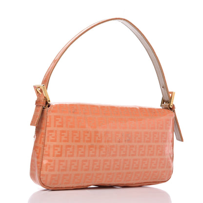 Fendi Vinyl Zucchino Baguette Orange 3 of 9
