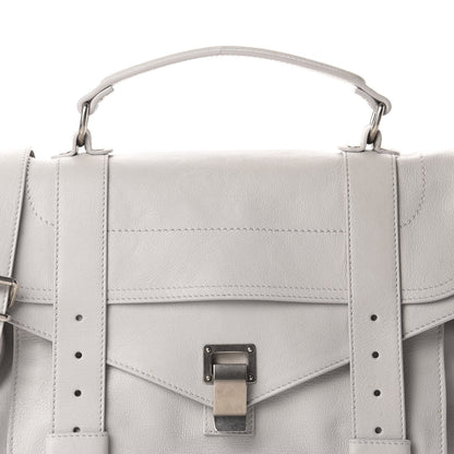 Proenza Schouler Lambskin Medium PS1 Satchel Pale Steel 9 of 12