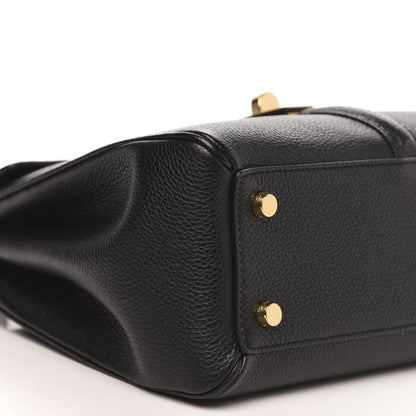 Celine Grained Calfskin Small 16 Top Handle Bag Black 8 of 9