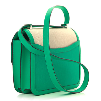 Hermes Swift Toile H Berline Constance 24 Menthe 3 of 9