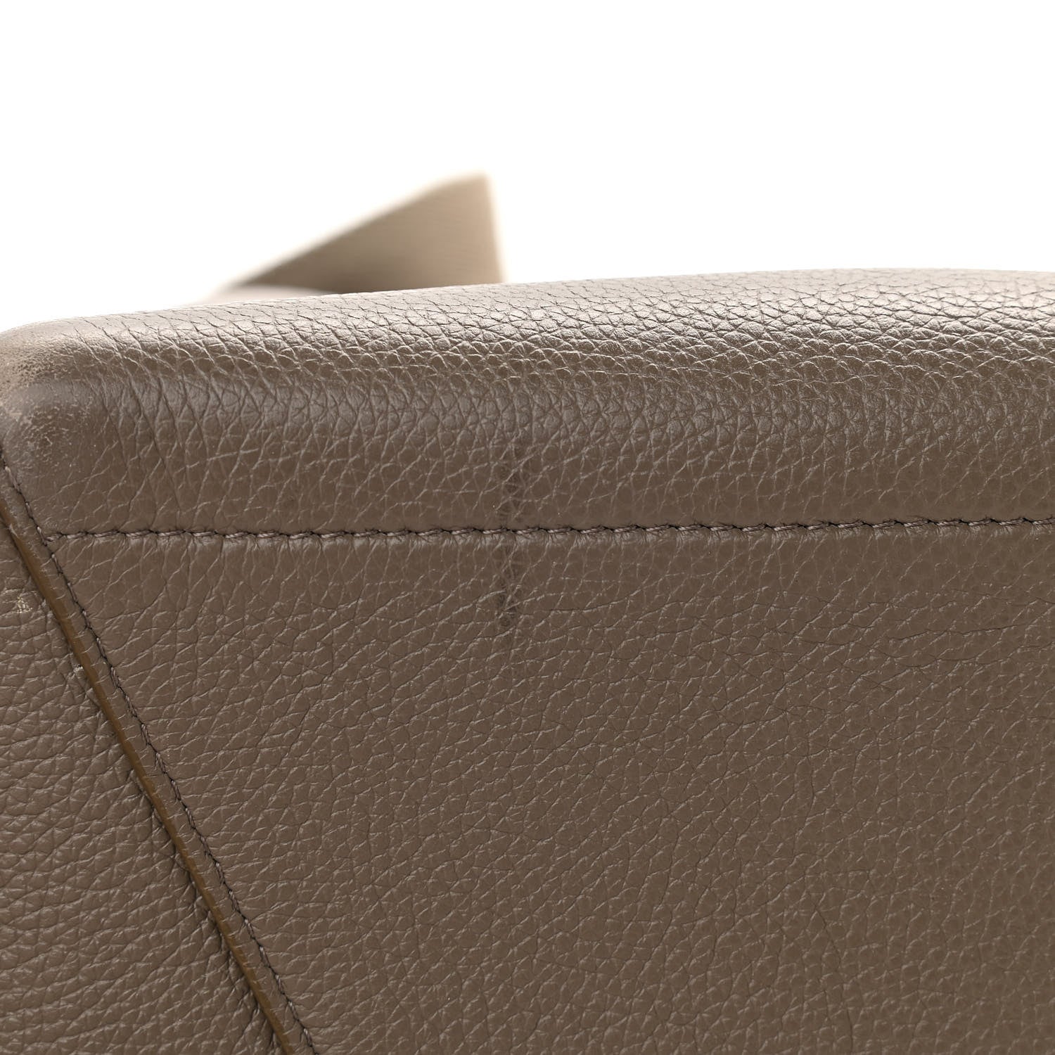 Celine Soft Grained Calfskin Sangle Bucket Bag Taupe 9 of 11