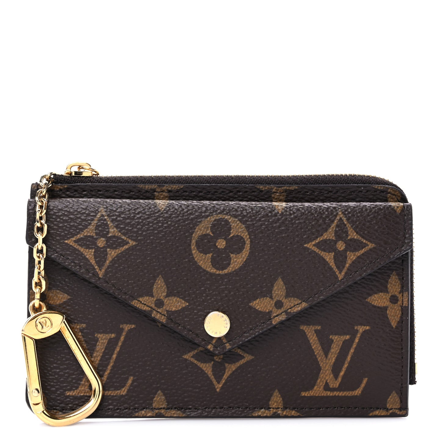 Monogram Recto Verso Card Holder Black