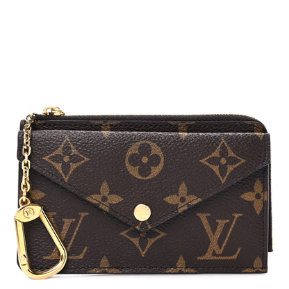 Louis Vuitton Monogram Recto Verso Card Holder Black 1 of 8