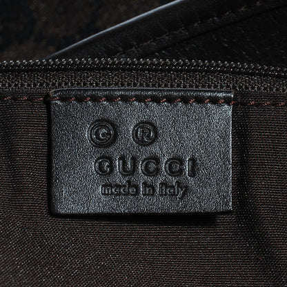Gucci Monogram Denim Large Tote Brown 6 of 7