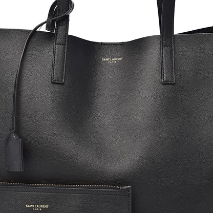 Saint Laurent Calfskin Large Shopping Tote Black 11 of 11