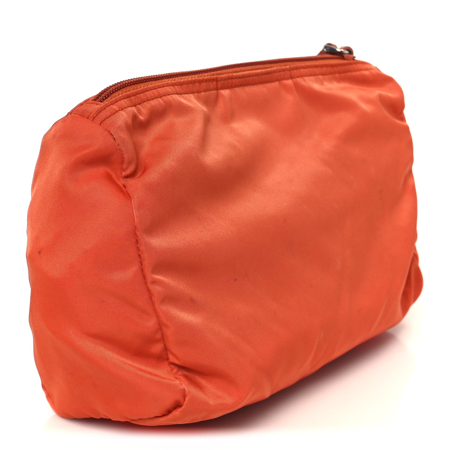 Prada Nylon Vela Cosmetic Pouch Orange 1795269 – FASHIONPHILE