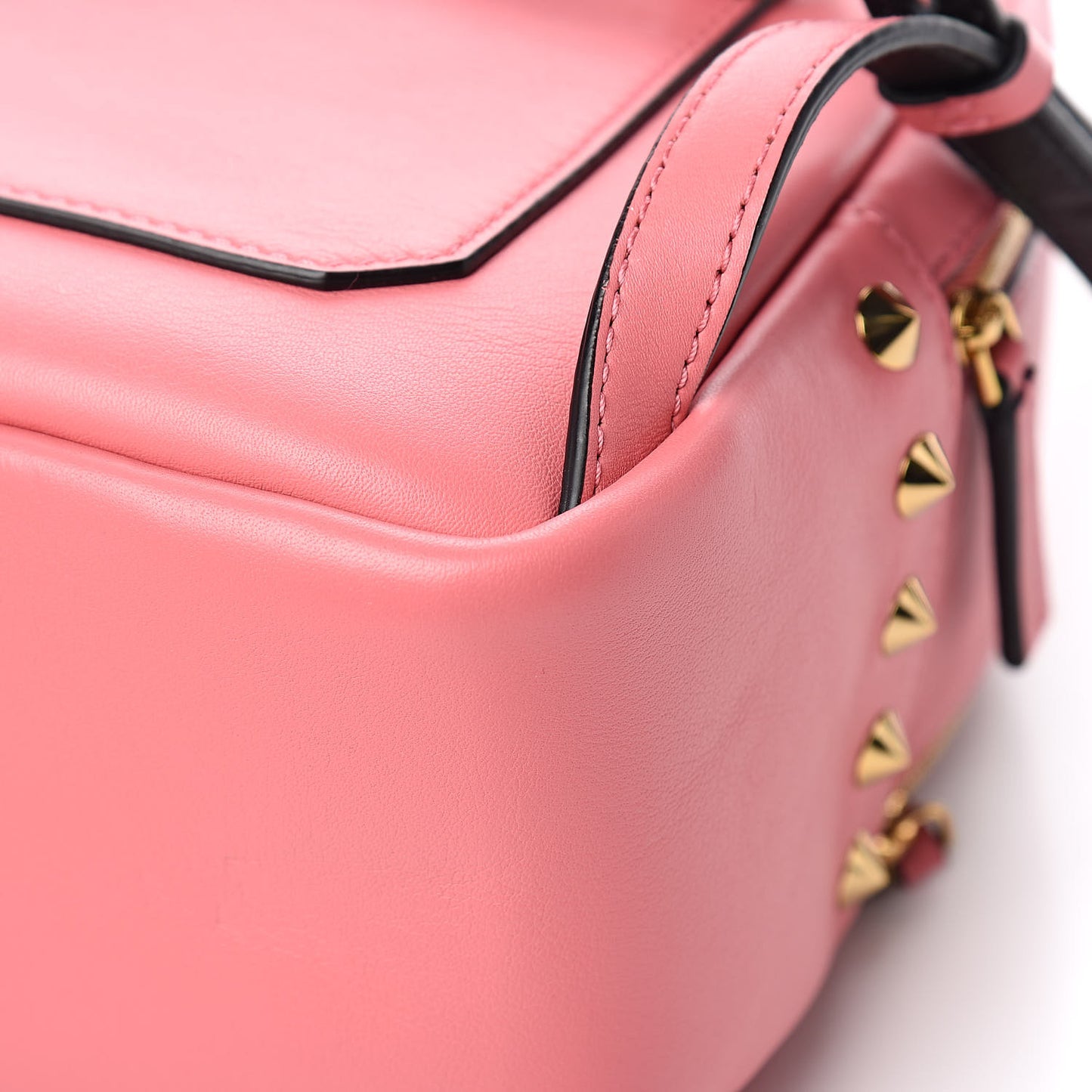 Calfskin Mini Duchess Polke Studs Backpack Pink