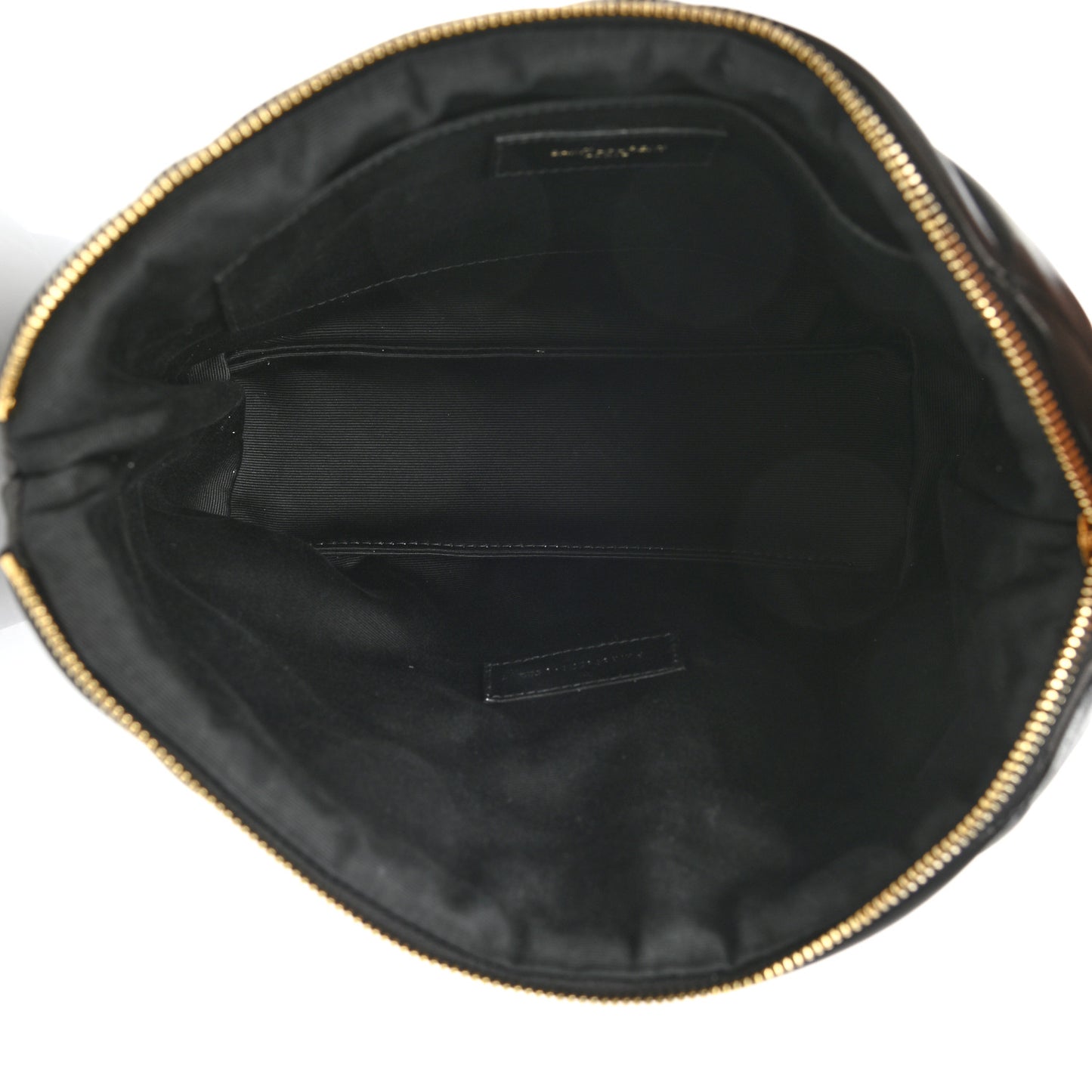 Lambskin Monogram Medium Sade Puffer Pouch Black