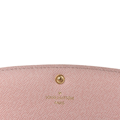 Louis Vuitton Monogram Emilie Wallet Rose Ballerine 6 of 7