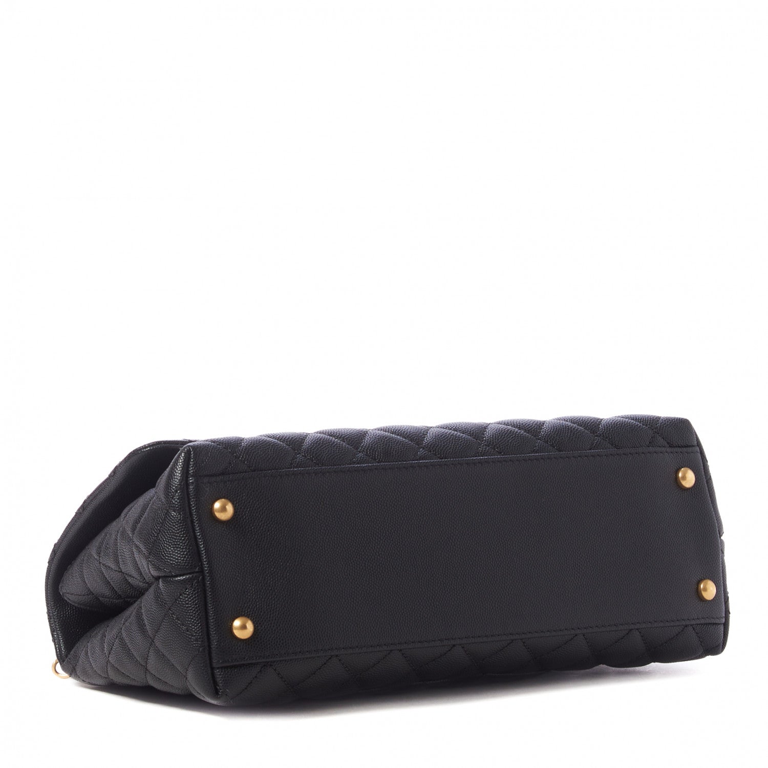 Chanel Caviar Quilted Small Coco Handle Flap Black 4 of 10