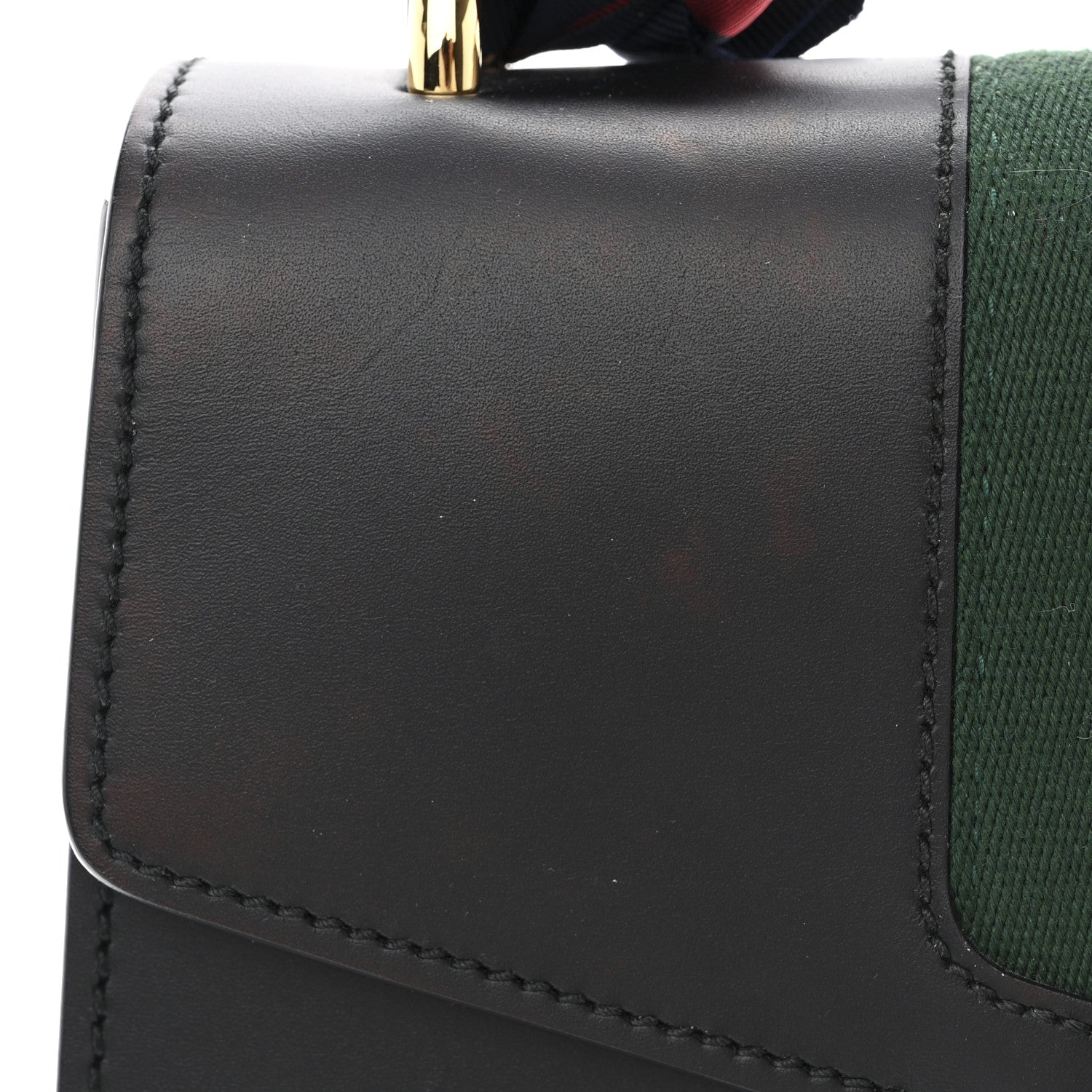 Gucci Calfskin Small Sylvie Shoulder Bag Black 12 of 12