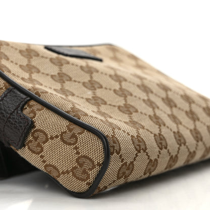 Gucci Monogram Belt Bag Beige Ebony Testa di Moro Marrone Scuro 8 of 10