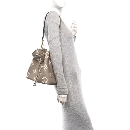 Louis Vuitton Empreinte Monogram Giant Neonoe MM Tourterelle Creme 2 of 10