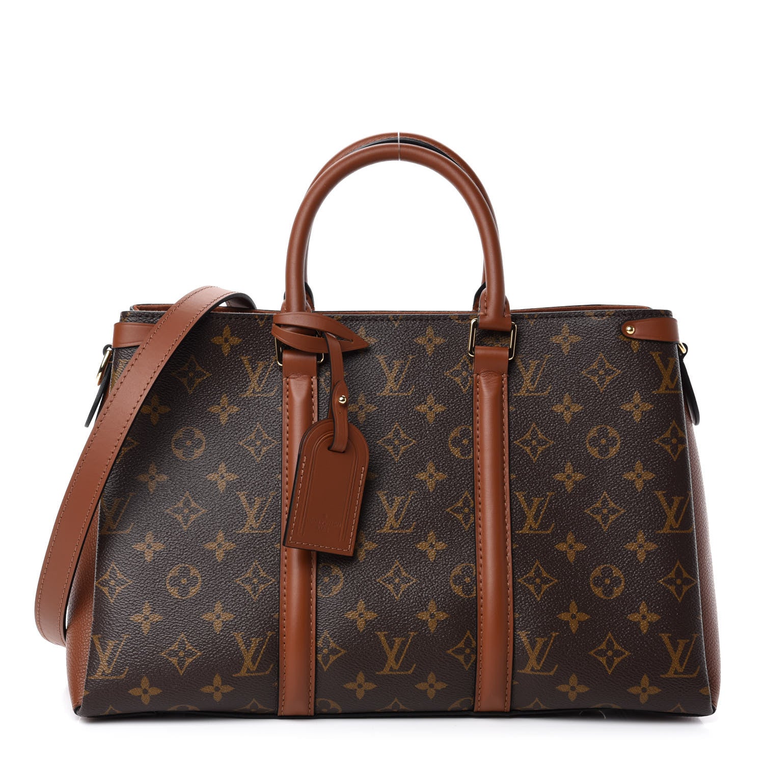 Louis Vuitton Monogram Soufflot MM Caramel 1 of 10