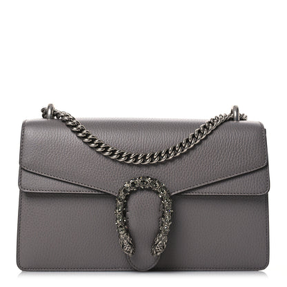 Gucci Pebbled Calfskin Small Dionysus Shoulder Bag Dusty Grey 1 of 13
