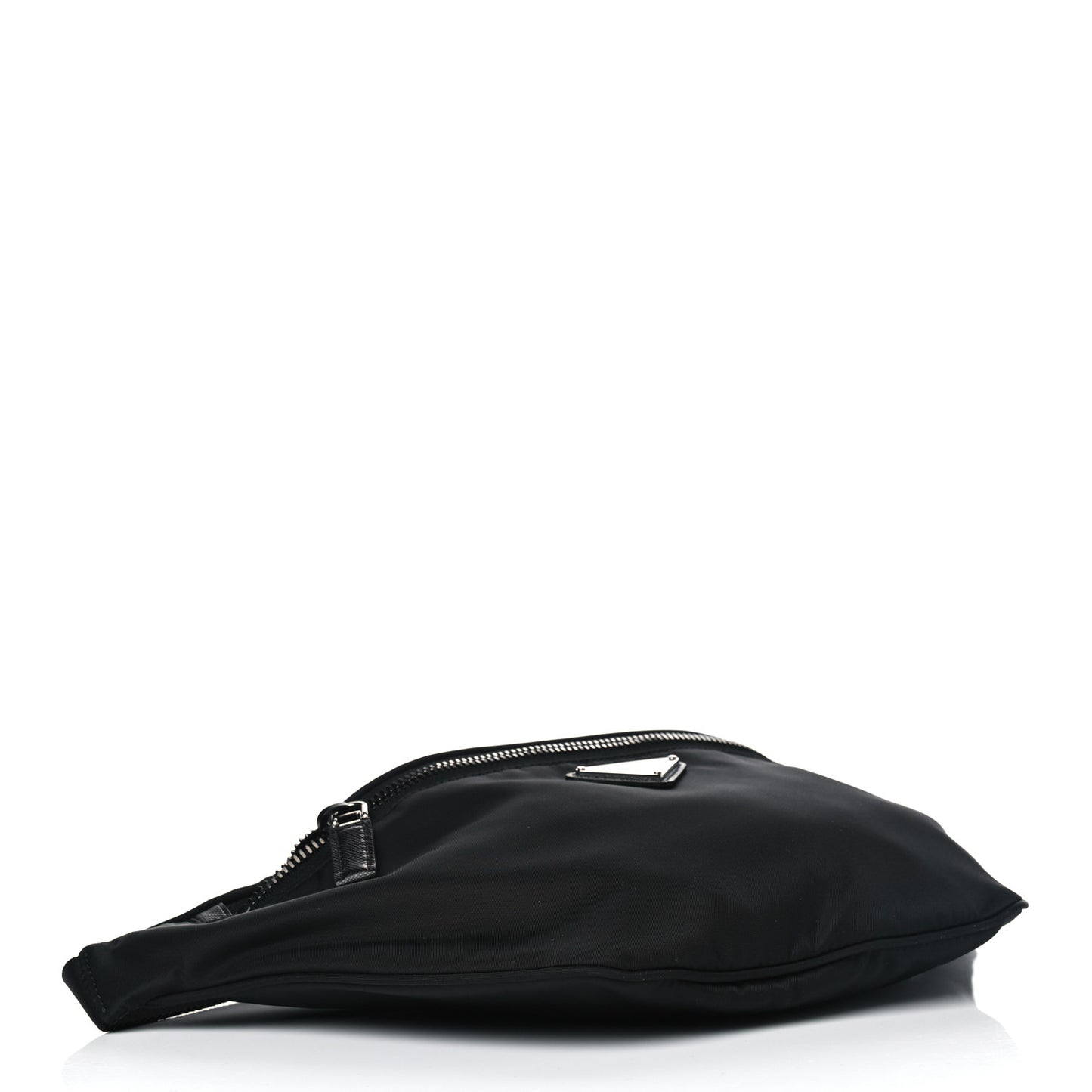 Tessuto Nylon Saffiano Belt Bag Black