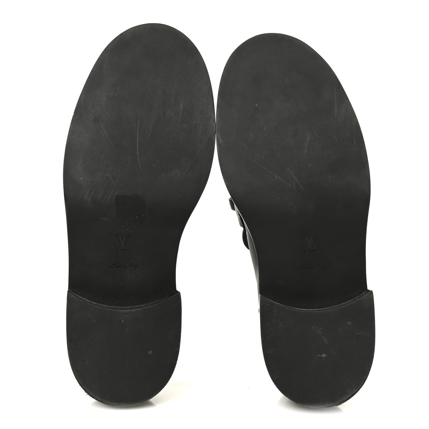 Louis Vuitton Calfskin Oversized Chain Academy Loafers 40 Black 6 of 9