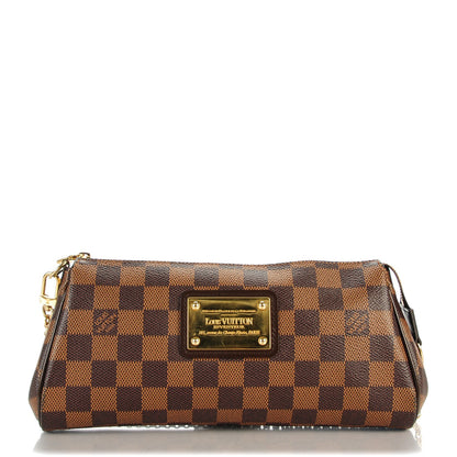 Louis Vuitton Damier Ebene Eva Clutch 1 of 8