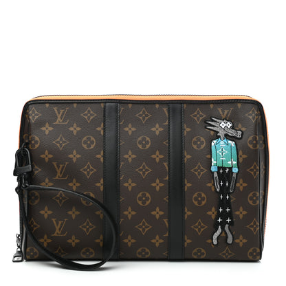 Louis Vuitton Monogram Embroidered Cartoon LV Friends Keepall Pouch 1 of 7