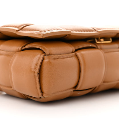 Bottega Veneta Nappa Maxi Intreccio Small Padded Cassette Crossbody Bag Camel 9 of 11