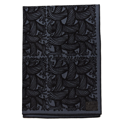 Louis Vuitton Wool Rope Throw Blanket Black Indigo 1 of 5