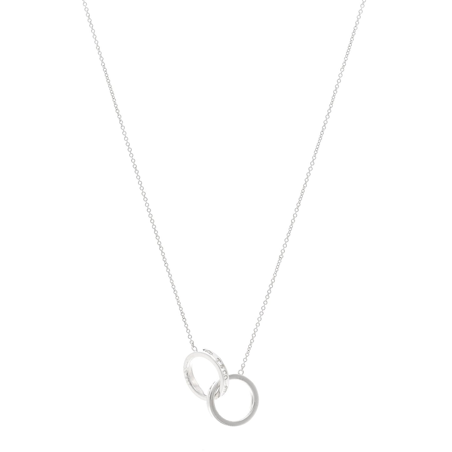 Sterling Silver 1837 Interlocking Circles Pendant Necklace