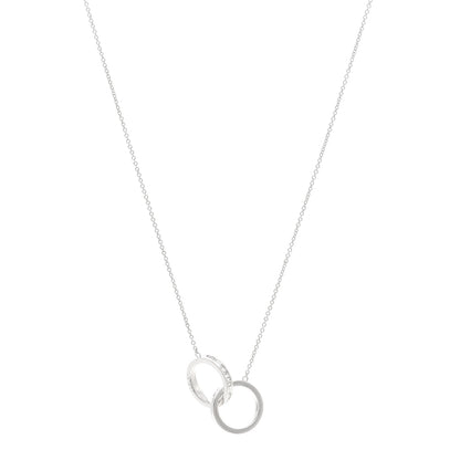 Tiffany Sterling Silver 1837 Interlocking Circles Pendant Necklace 1 of 5