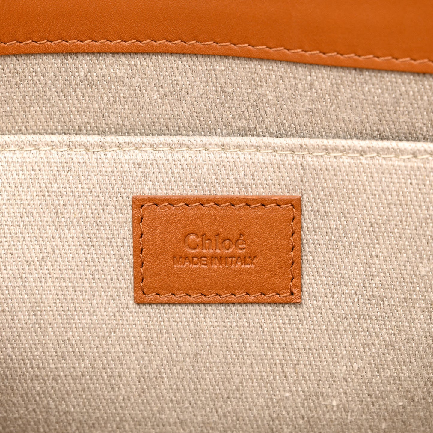 Calfskin Medium Woody Tote Caramel