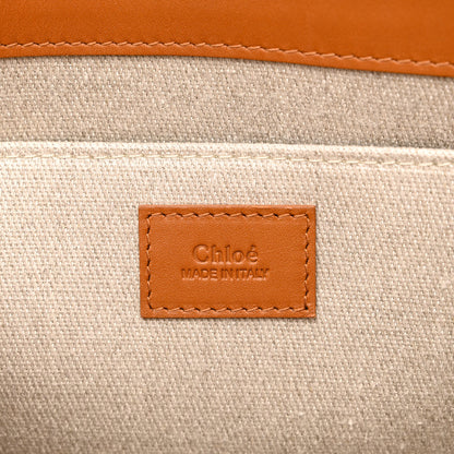 Chloe Calfskin Medium Woody Tote Caramel 5 of 9