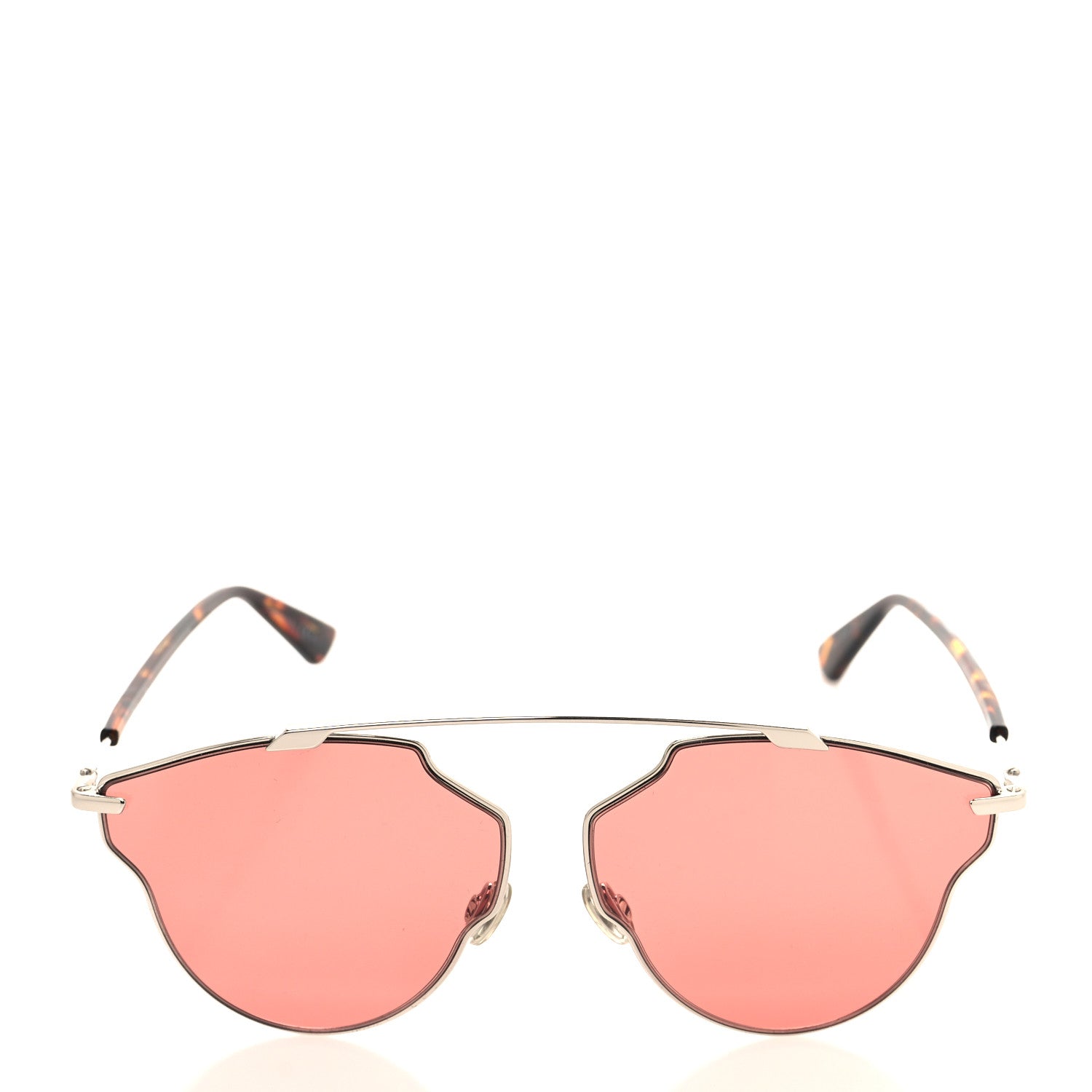 Christian Dior So Real Rise Sunglasses Silver Pink Havana 2 of 9