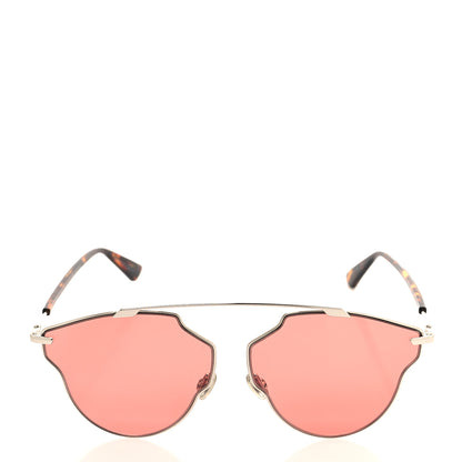 Christian Dior So Real Rise Sunglasses Silver Pink Havana 2 of 9