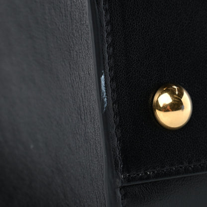Saint Laurent Smooth Calfskin Small Monogram Cabas Black 6 of 7