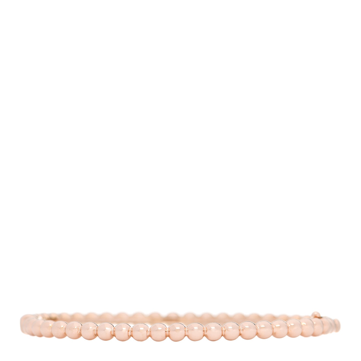 Van Cleef & Arpels 18K Rose Gold Perlee Pearls of Gold Bracelet XS 1 of 4