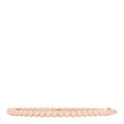 Van Cleef & Arpels 18K Rose Gold Perlee Pearls of Gold Bracelet XS 1 of 4