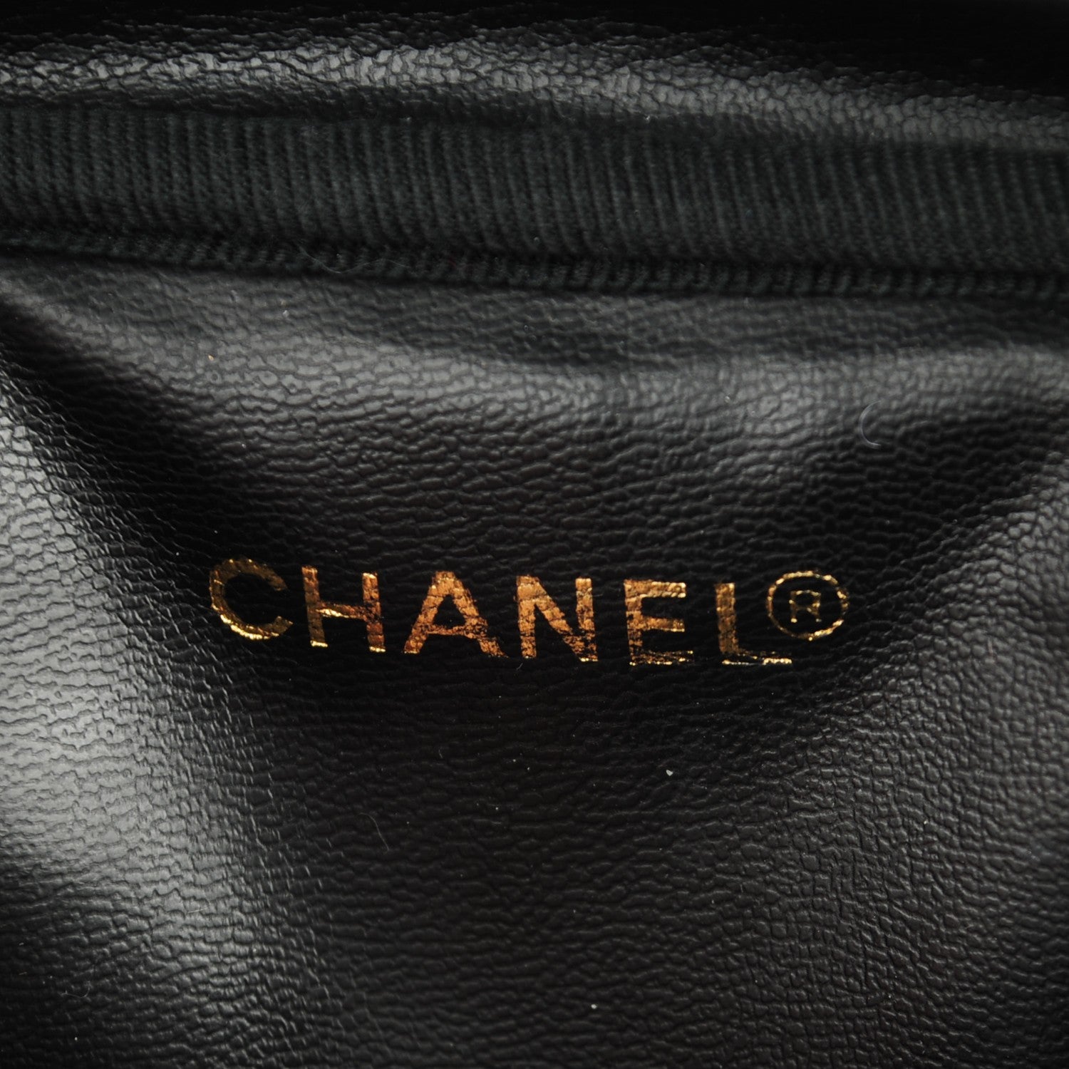 Chanel Caviar Vanity Cosmetic Case Black 6 of 8