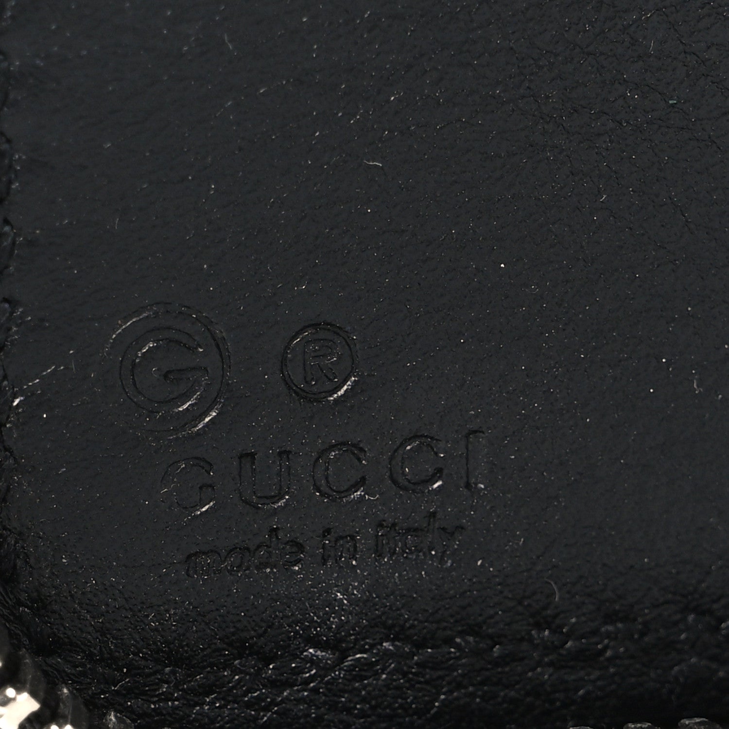 Gucci Microguccissima Zip Around Top Handle Travel Wallet Black 7 of 9